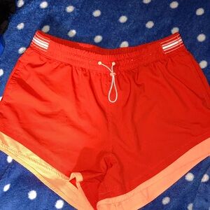 ⭐️⭐️ Avia Red and Orange Athletic Shorts Lightweight Design- size Small